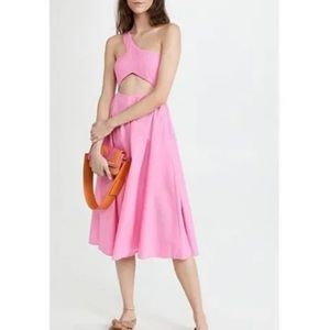 SWF anthropologie dress,bubblegum pink, worn once,